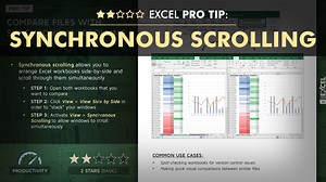 Synchronous Scrolling | Excel Maven
