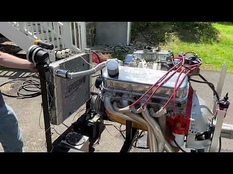 Jon’s 496 Big Block Chevy on the run stand with Edelbrock Rollin Thunder Cam