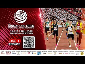 85th Singapore Open Track & Field Championships 2025 (Track Events) - Day 1 - Morning Session