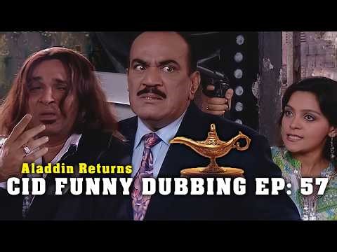 CID Funny Dubbing | Episode 57 | Aladdin Returns | Comedy Video | AB Black