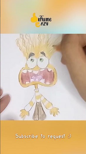 How to Draw Anxiety Inside Out 2 | Short