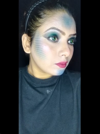 Nagin Inspired Look: Creative Mahadev Snake Makeup