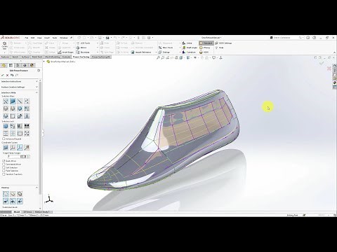 Shoe last Retopology | Solidworks Tutorial