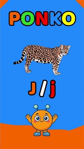 Buchstaben lernen für Kinder – Buchstabe J | Ponko Deutsch