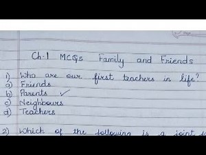 E.V.S. Chapter 1 : Important Notes, MCQ's #evs #3rdstd #std3rd #standard3 #mcq's