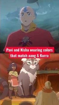 Pavi and Nisha colors: why do they have so much orange and blue? #avatarsevenhavens #atla #lok