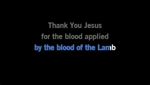 Karaoke Thank You Jesus for the Blood - Charity Gayle - CDG, MP4, KFN - Karaoke Version