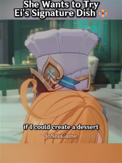 She Wants to Try Ei’s Signature Dish! 😭 #genshinimpact #genshin #原神 #genshinmemes #hoyoverse #hoyocreators #fyp #vesna #skirk #escoffier #furina #raidenshogun