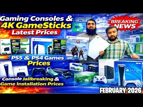 Gaming Consoles,Games,Controllers,4k Gamesticks,Consoles Jailbreaking Latest Prices On February 2026