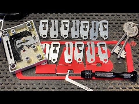 (41) Walsall S1311 Safe Lock Pick and Gut (Purple)