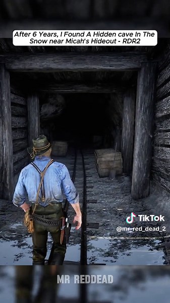 Exploring a Hidden Cave in the Snow near Micah's Hideout | RDR2