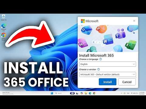 How To Download & Install Microsoft Office 365 - Step By Step