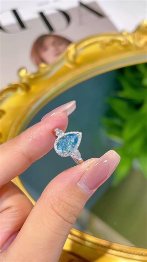 ✨ The Blue Diamond Ring That Actually Fits Your Vibe ✨