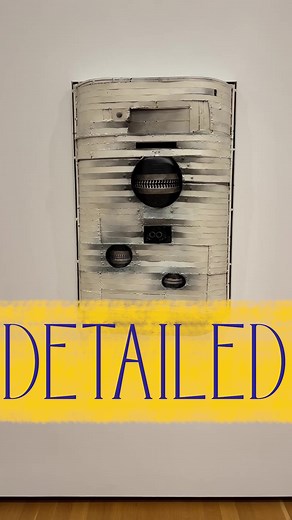 1.3K views | One of the more 'scary' pieces on display, Lee Bontecou created this as part of her "Prison Series" which featured menacing mechanical parts trapped behind striated metal bands. Lee Bontecou, Untitled, 1966 Collection of the Akron Art Museum Gift of Leo Castelli, Castelli Galleries 1974.122 | Akron Art Museum | Facebook
