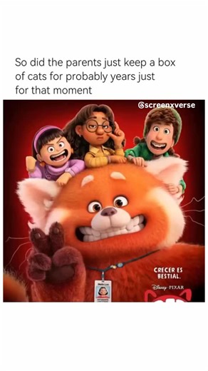 Screenxverse on Instagram: "🎥Turning Red, released in 2022 by Pixar and directed by Domee Shi, is a coming-of-age animated film that tells the story of Mei Lee, a 13-year-old Chinese-Canadian girl growing up in Toronto in the early 2000s. Mei is a confident, high-achieving student who juggles her school life, close-knit group of friends, and the expectations of her loving but strict mother, Ming. Her life takes an unexpected turn when she discovers that, due to a family curse passed down for ge