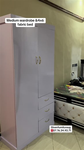 Stylish Medium Wardrobe and Fabric Bed Collection