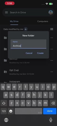 How to do files archive on google drive #shorts #google
