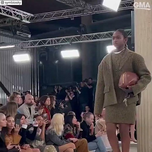 Watch Zaya Wade make her stunning runway debut l GMA