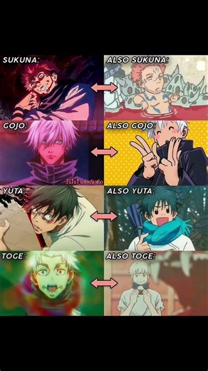 Jujutsu kaisen Characters good & bad side 💀#shorts #jujutsukaisen #jjk #jujutsukaisenedit