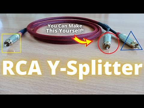Soldering RCA Connectors | Making an RCA Y Splitter Cable