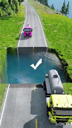 The Invisible Bridge Challenge: Who Survives the Leap?😚🥳