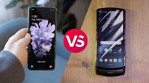 Comparing Galaxy Z Flip with Motorola Razr