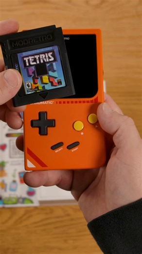 Introducing Chromatic — built for people who just want to play. Simply pop in a cartridge and start gaming. Chromatic is crafted with a magnesium alloy shell (not plastic) and features a pixel-perfect, sunlight-readable display. It’s compatible with original Game Boy® and Game Boy Color® cartridges, plus new titles made just for it. | ModRetro