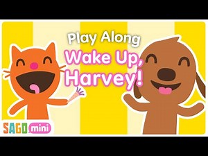 Sago Mini Toys: Wake Up, Harvey! | Play Along Video for Kids