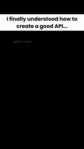 Cloud X Berry on Instagram: "Follow @cloud_x_berry for more info #APIDesign #RESTfulAPI #BackendEngineering #CleanArchitecture #DeveloperExperience API design principles, RESTful design, resource naming, HTTP methods, status codes, stateless APIs, request response consistency, versioning strategies, pagination, filtering, sorting, error handling, authentication, authorization, rate limiting, idempotency, backward compatibility, API documentation, OpenAPI specification, developer friendly APIs"