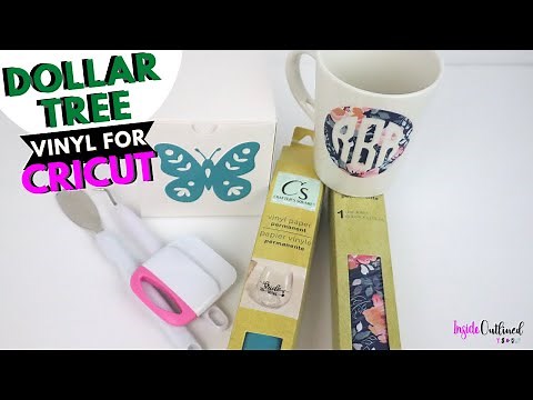 Does Dollar Tree vinyl work with Cricut | Dollar Tree Vinyl Review | Dollar Tree Vinyl Settings