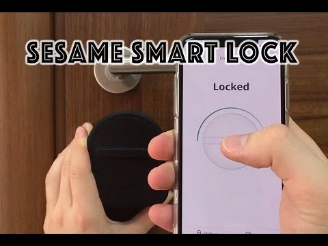 SESAME Smart Lock Unboxing And Installation