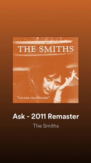Ask - The Smiths #ask #thesmiths #aesthetic #parati #fyp #foryou #fypシ #classicrock #rock #rockandroll #british #music #britishmusic