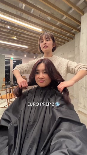 Red Cherry Asian Hair Transformation in Tokyo