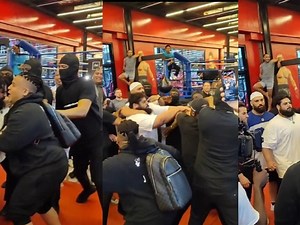 El Hulk iraní se fue a las manos en el pesaje previo a la pelea