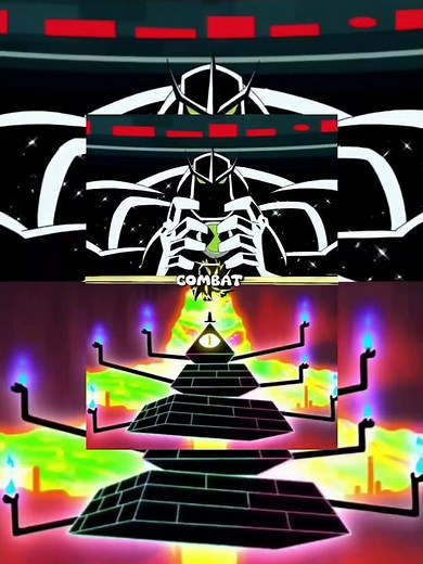 Bill Cipher vs Alien X #edit #ben10 #gravityfalls #alienx #billcipher #bome