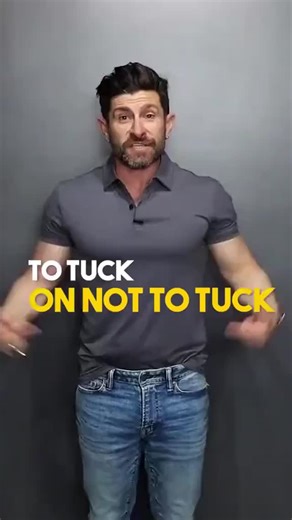 Aaron Marino (Alpha M.) on Instagram: "T Shirts: To tuck or not to tuck?"