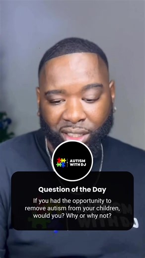 Would you remove autism from your child? Watch this full episode and others on our #YouTube channel right now. Don’t forget to like, comment, and subscribe. Link in bio! #AutismwithDJ #QuestionoftheDay #autismawareness