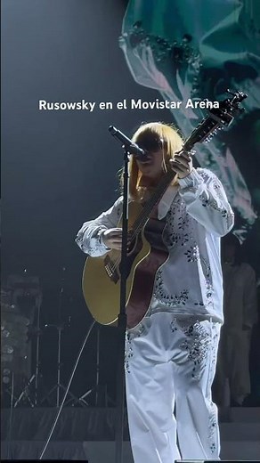Rusowsky en el #movistararena #conciertos #rusowsky #concert