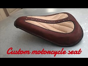 How to make a Custom motorcycle seat