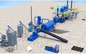 Waste tyre pyrolysis plant for sale