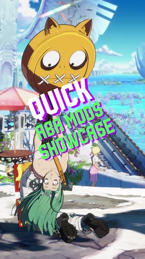 Guilty Gear -Strive- A.B.A MODS Showcase #GuiltyGear #Strive #guiltygearstrive #A.B.A #shorts #mods #catears