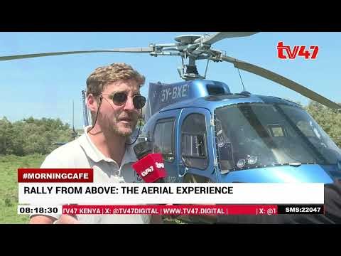 Aerial madness at #WRCSafariRally — engines, crowds, dusty action, and spectacular views