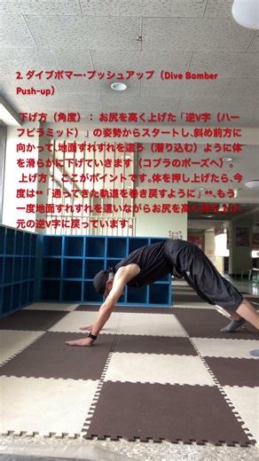 3種の腕立伏せAI解説付き。色々とりれて、主な筋肉に加えて付随する筋肉も刺激する。動ける筋肉作りを目指してます。 #筋トレ #腕立て伏せ #爺