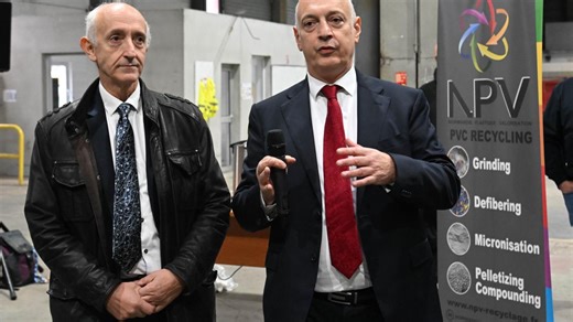 Le PVC retrouve une seconde vie grâce à l’usine de recyclage NPV au Grand-Quevilly
