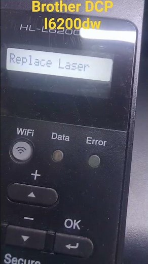 brother DCP l6200dw printer 🖨️ Fuser Replace Error