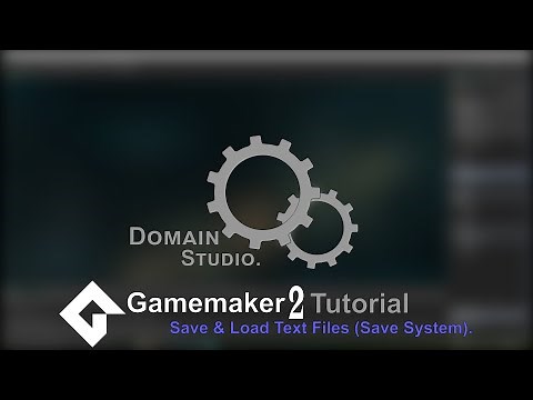 Gamemaker Studio 2 Save & Load Text Files (Save System)