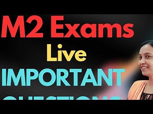 M2 live #EngineeringMathematicslive