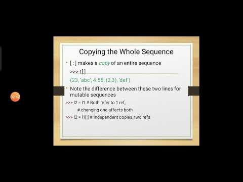 Cs U NITHYA PYTHON SEQUENCE TYPES