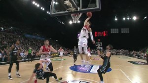 LaMelo Ball stepback three & putback dunk! | Ballislife