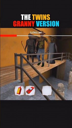 The Twins Remake :)👉💥 Granny Theme✨ #shorts #granny